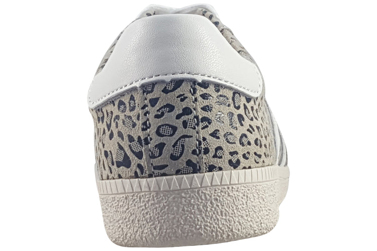 Drilleys Fifty Three Cheetah Womens Fashion Trainers