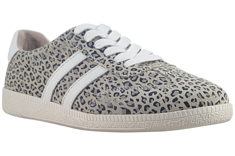 Drilleys Fifty Three Cheetah Womens Fashion Trainers