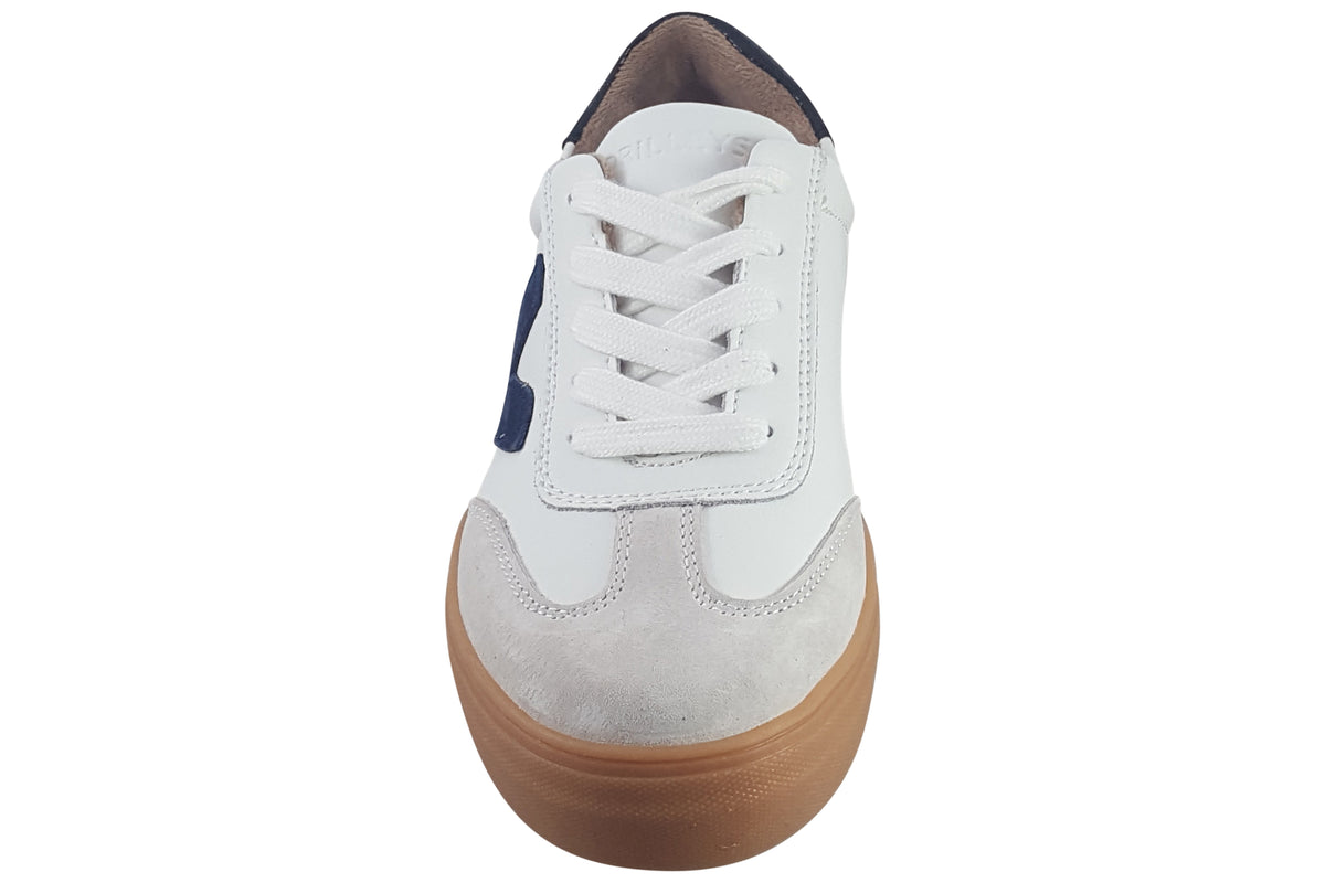 drilleys-ninety-womens-trainers-blue-flurry-front