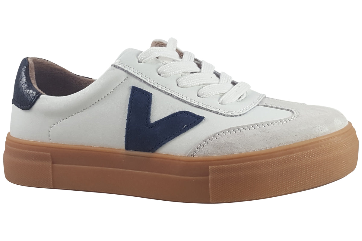 drilleys-ninety-womens-trainers-blue-flurry-right