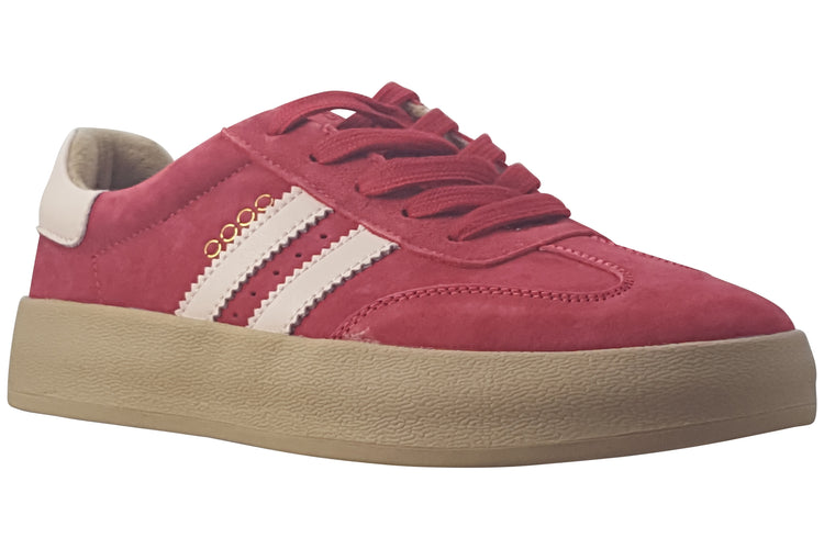 Drilleys Thirty Three Red Womens Fashion Trainers