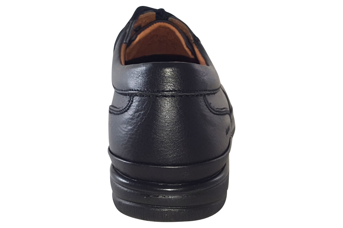dubarry bide black mens shoes back