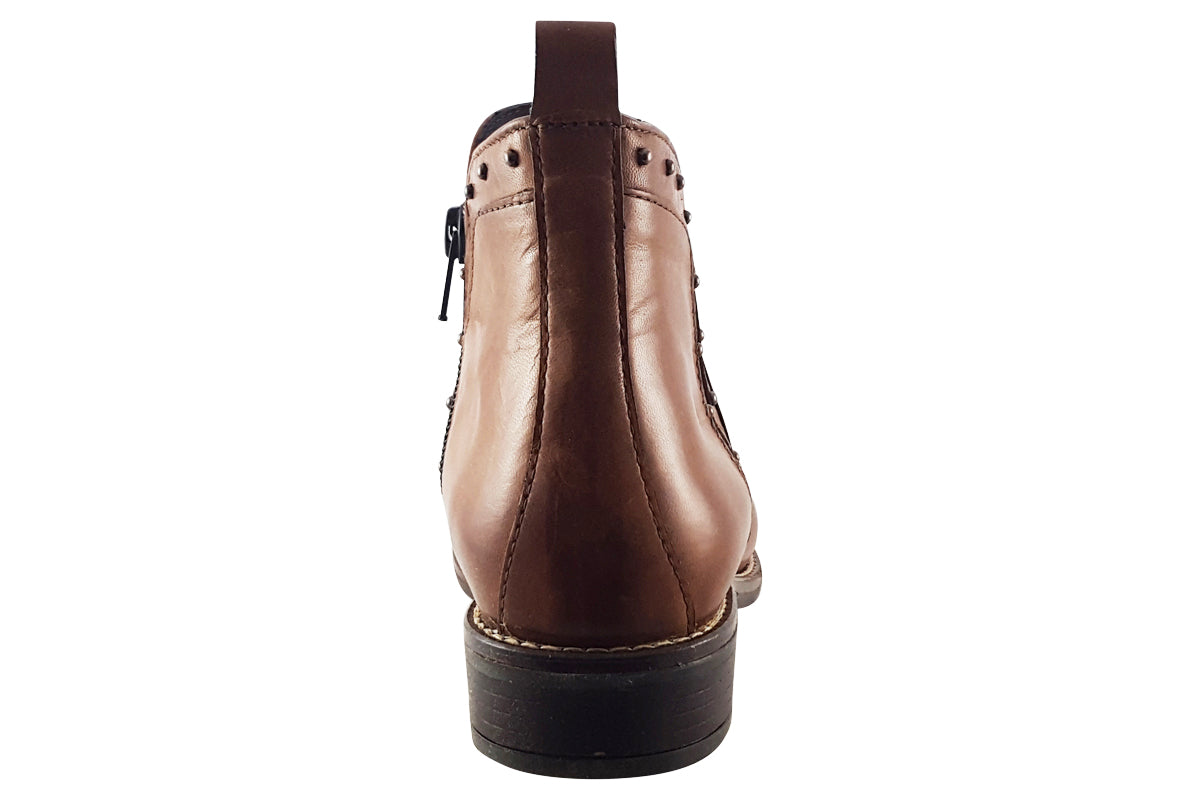 dubarry cade tan womens boots back