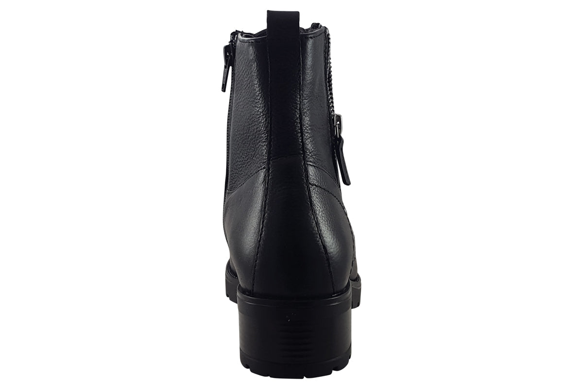 dubarry clora black womens boots back