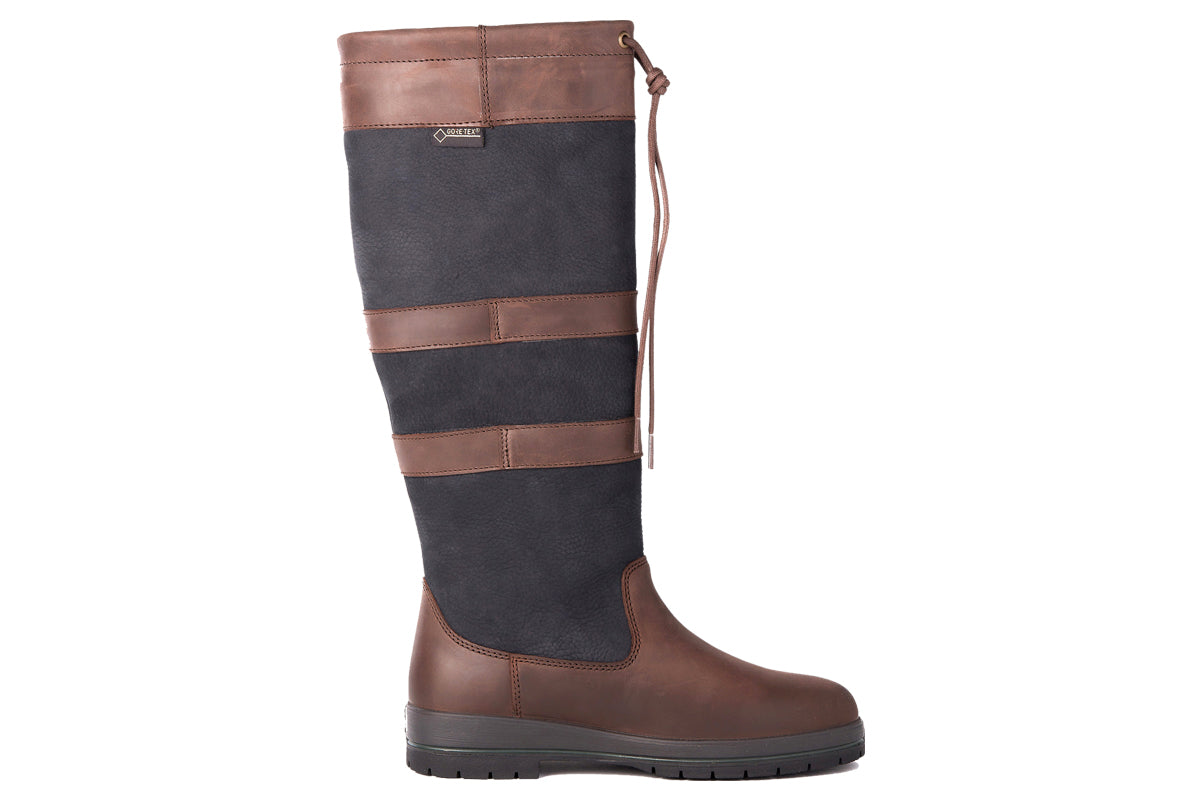 dubarry galway black brown standard fit womens boots right90