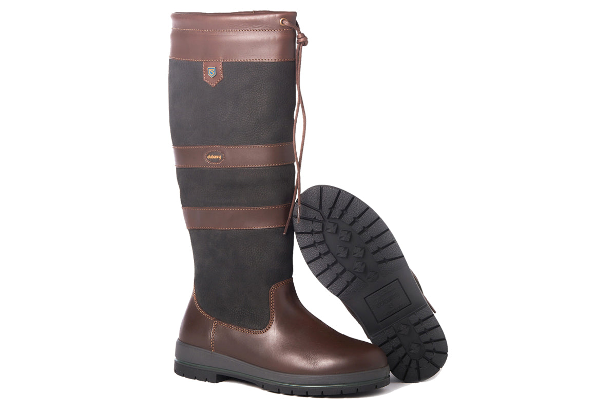 dubarry galway black brown standard fit womens boots sole
