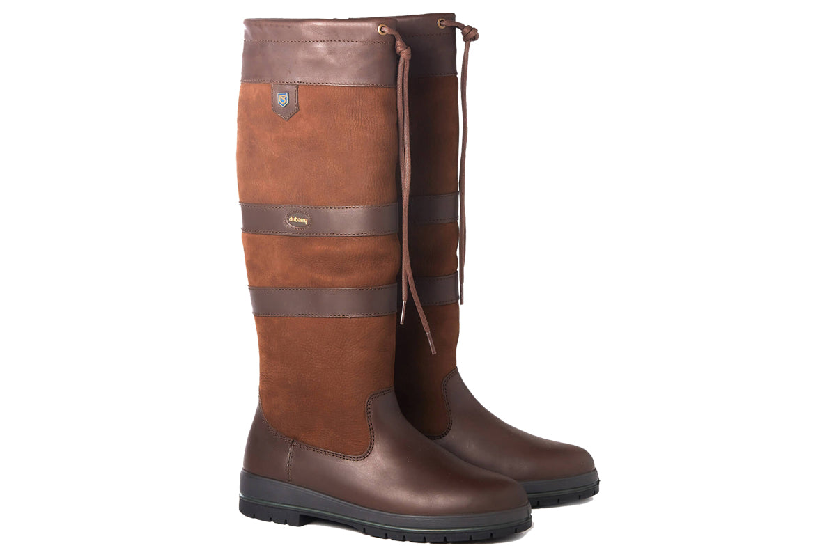 dubarry galway walnut slim fit womens boots pair