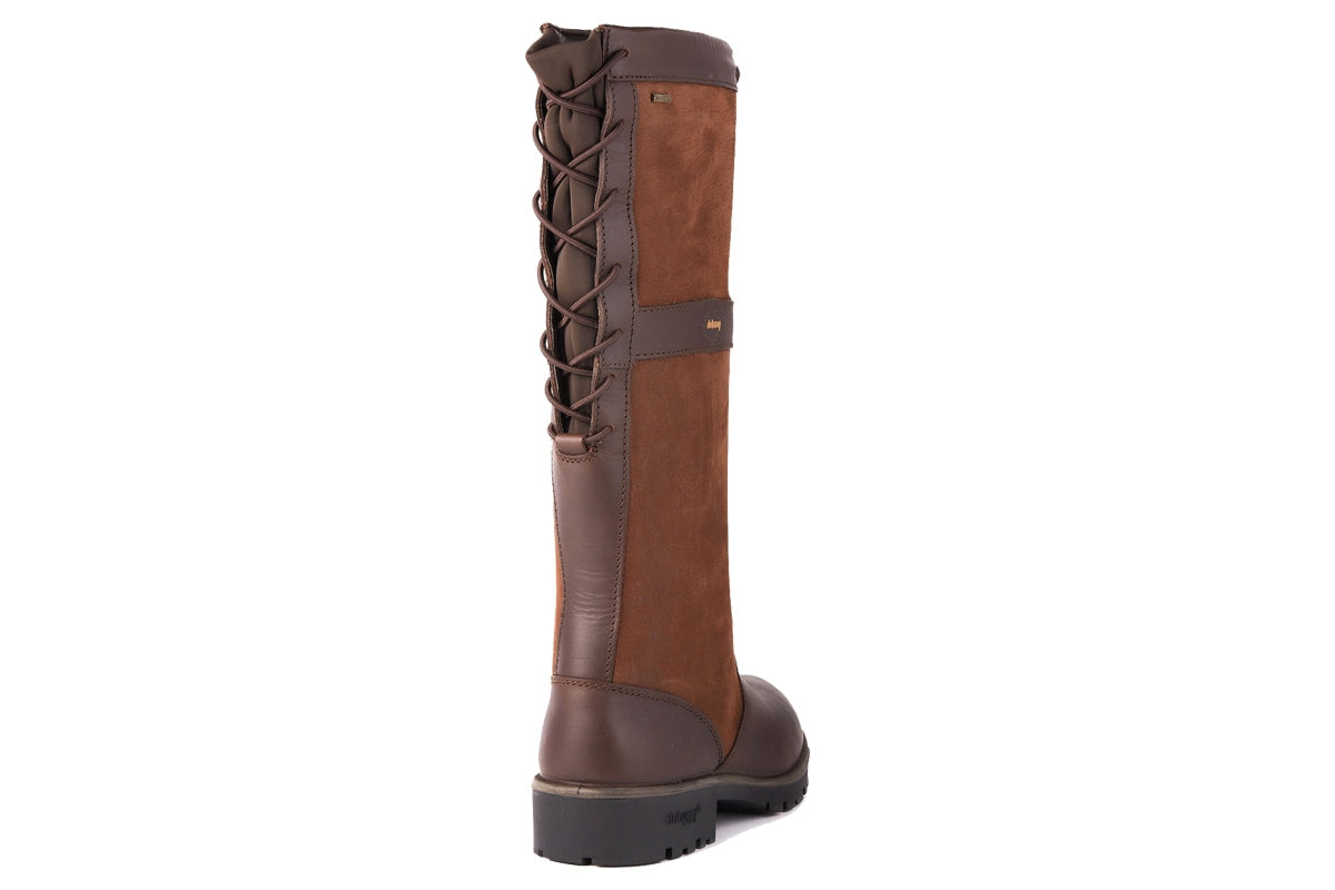 dubarry glanmire walnut womens boots back