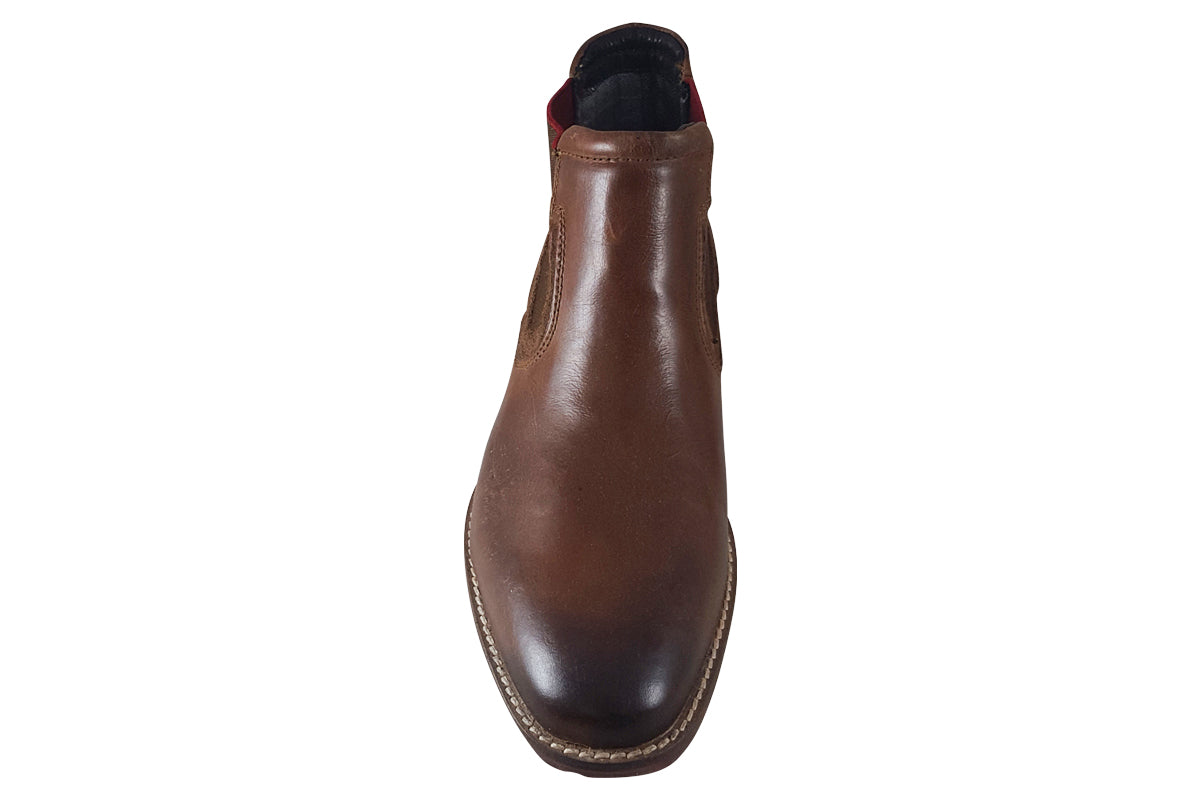 dubarry santos tan mens boots back
