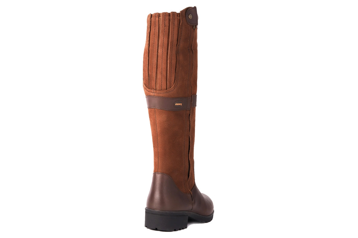 dubarry sligo walnut womens boots back