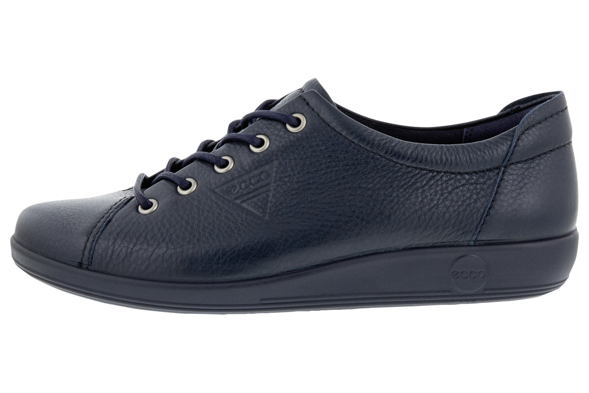 ecco 206503 soft 2.0 navy womens trainers