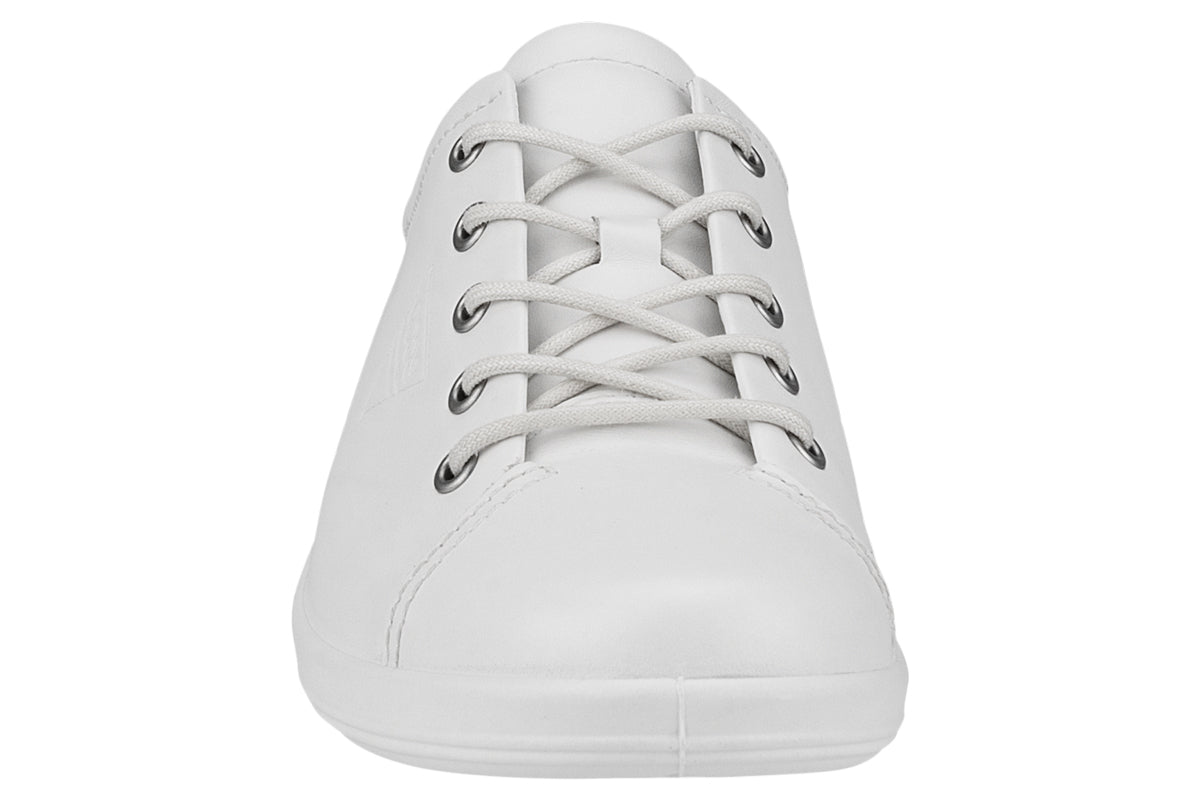 ecco 206503 soft 2.0 white womens trainers top