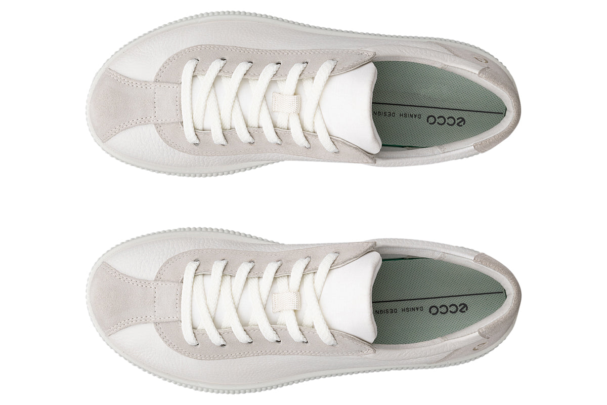 ecco 220253 soft zero w whiteshadow white womens trainers back