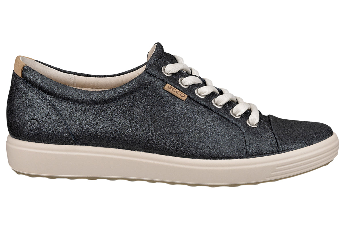 ecco 430003 soft 7 w silver heavy womens trainers