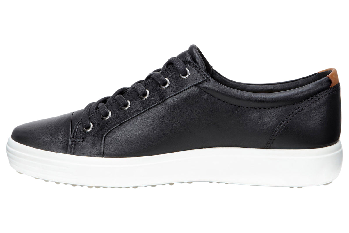 ecco 430004 soft 7 m black mens shoes left1