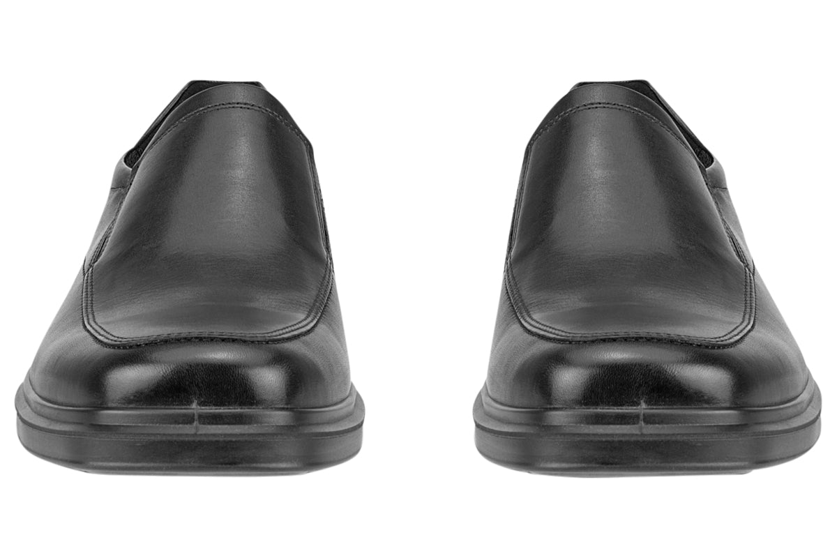 ecco 500154 helsinki 2 slip black mens shoes front