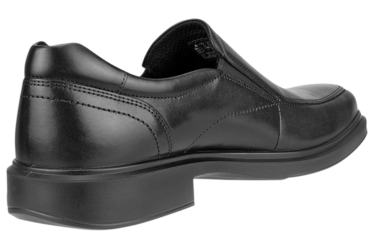 ecco 500154 helsinki 2 slip black mens shoes right back