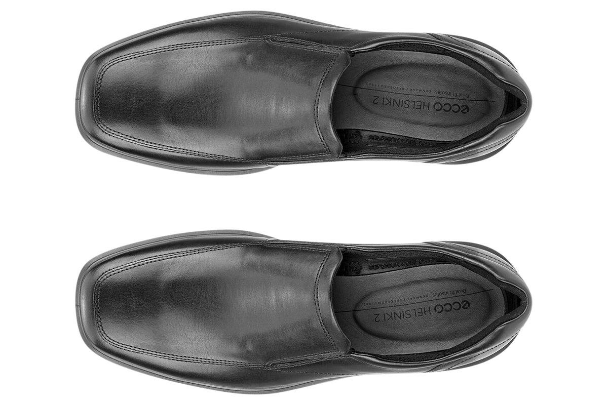 ecco 500154 helsinki 2 slip black mens shoes top pair