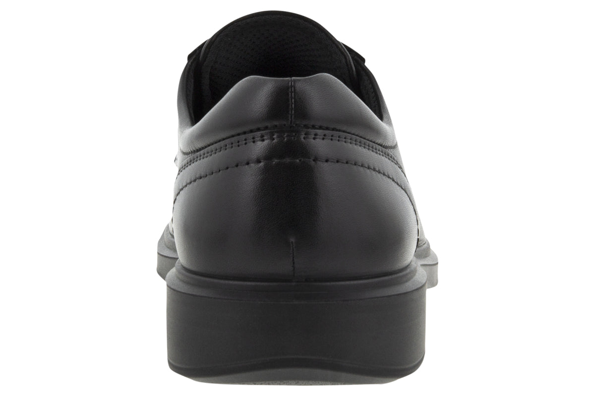 ecco 500164 helsinki 2 plain black mens shoes back