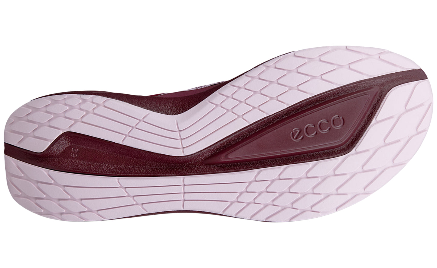 ecco biom 2.2 fade w 830913 dark ruby womens fashion trainers sole