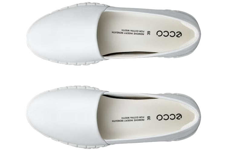 Ecco Gruuv Lite W 246313 White Womens Shoes