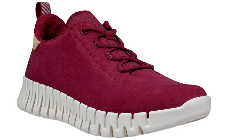Ecco Gruuv W 218203 Red Plum Womens Fashion Trainers