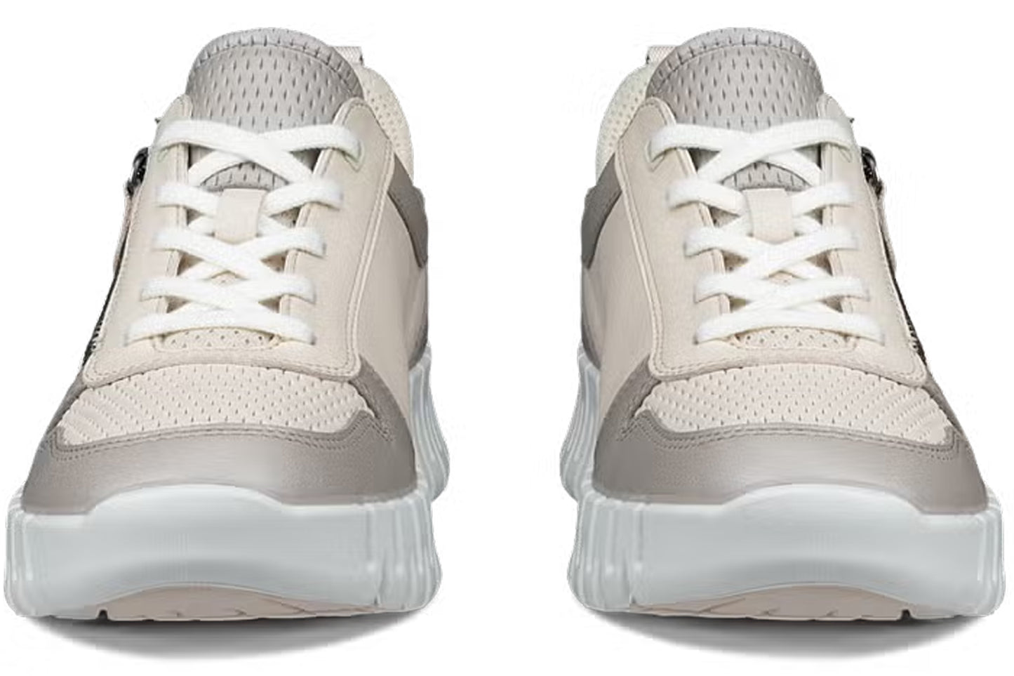 Ecco Gruuv W 218353 Pure Cashmere Foil Womens Fashion Trainers