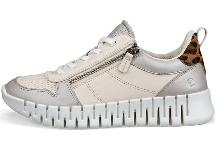 Ecco Gruuv W 218353 Pure Cashmere Foil Womens Fashion Trainers