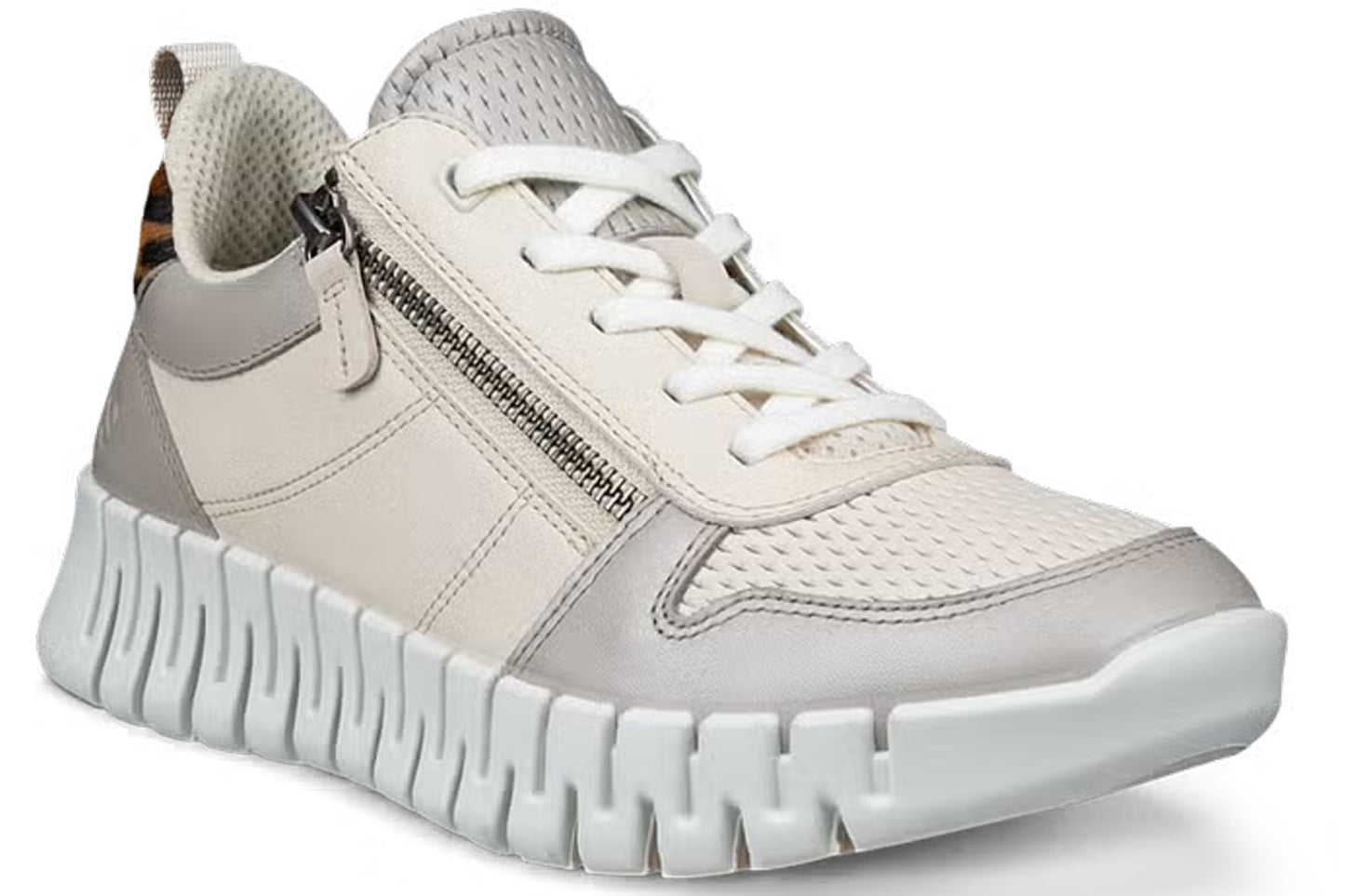 Ecco Gruuv W 218353 Pure Cashmere Foil Womens Fashion Trainers