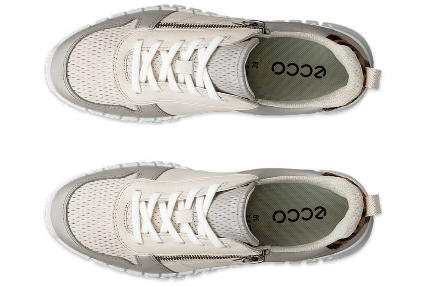 Ecco Gruuv W 218353 Pure Cashmere Foil Womens Fashion Trainers