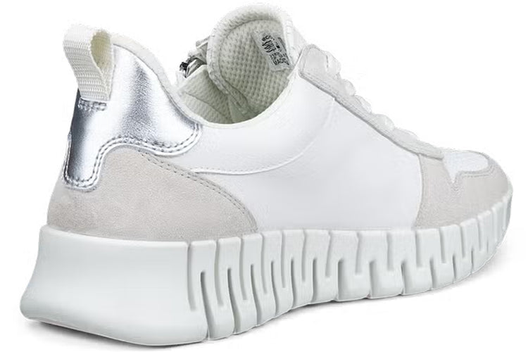 Ecco Gruuv W 218353 Shadow White/Pure Silver Womens Fashion Trainers