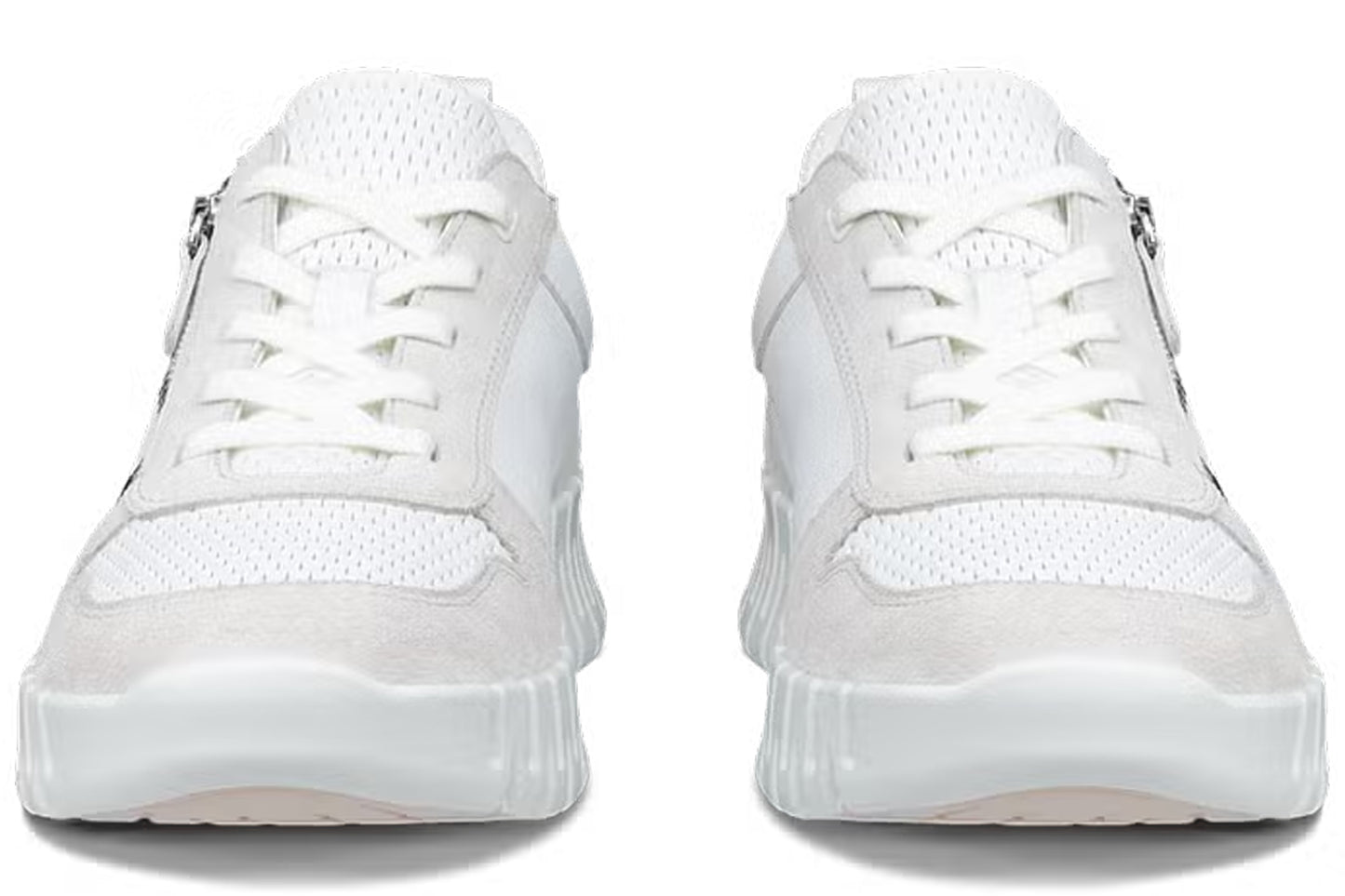 Ecco Gruuv W 218353 Shadow White/Pure Silver Womens Fashion Trainers