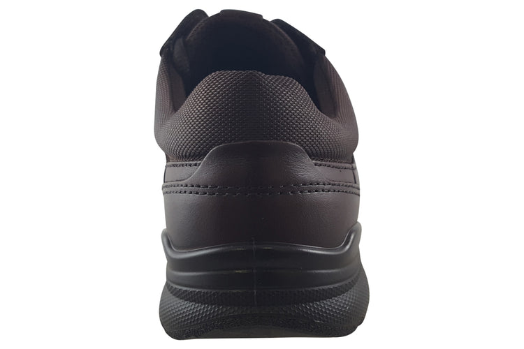 Ecco Irving 511734 Cocoa Brown Mens Trainers