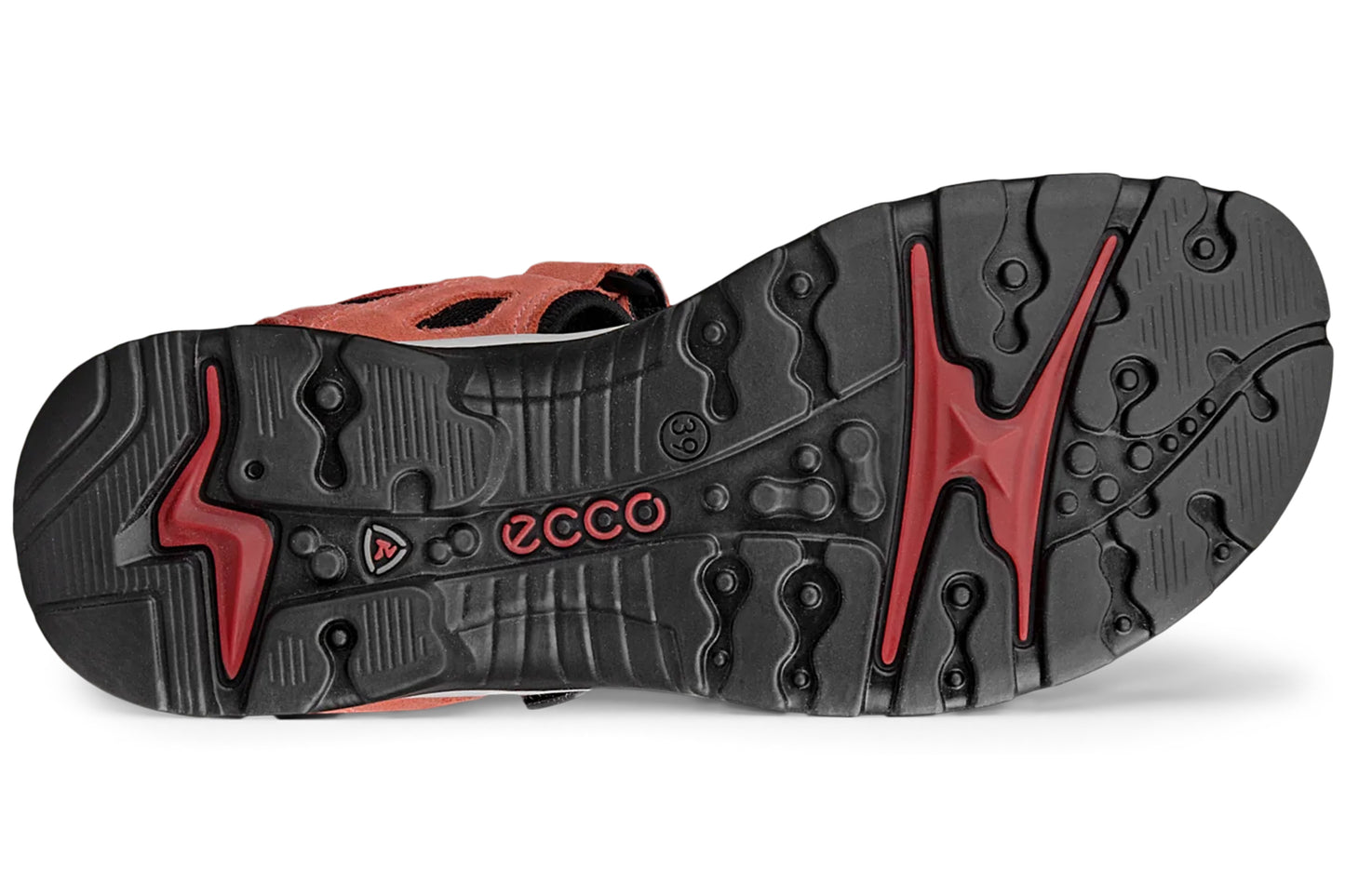 Ecco Offroad 069563 Burnt Coal/Spiced Coral Womens Sandals