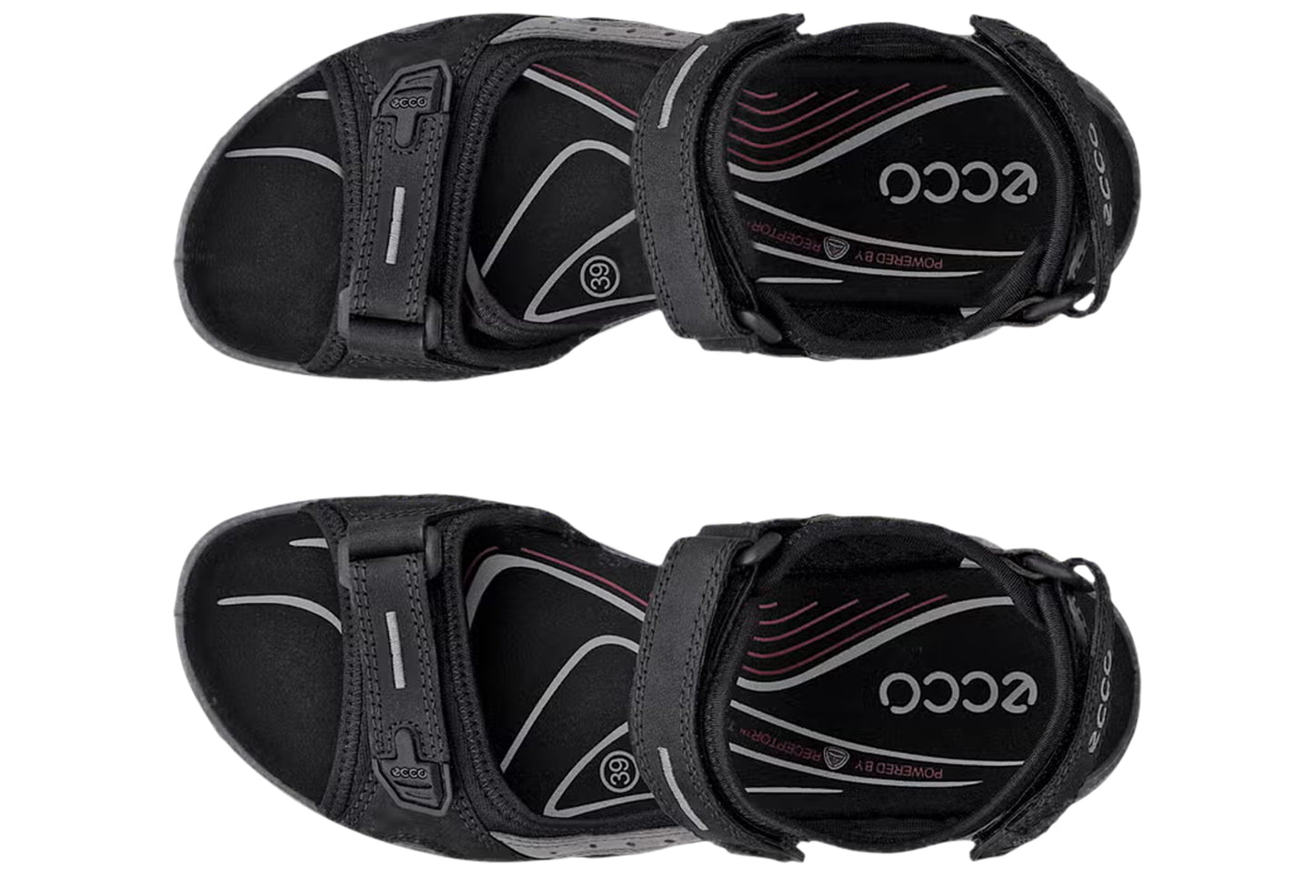 Ecco Offroad 069563 Black Womens Sandals