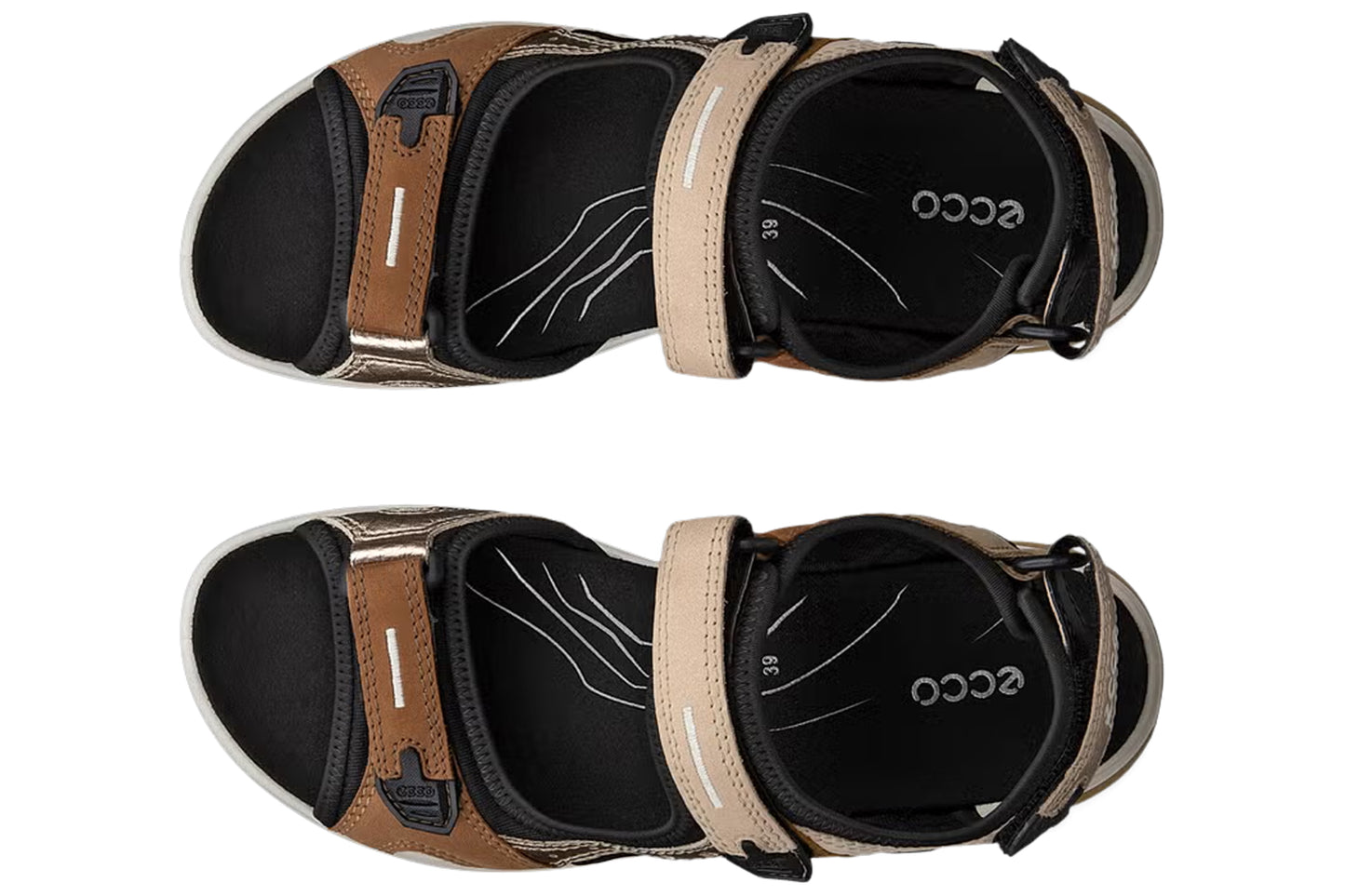 Ecco Offroad 069563 Multicolour Brown Womens Sandals