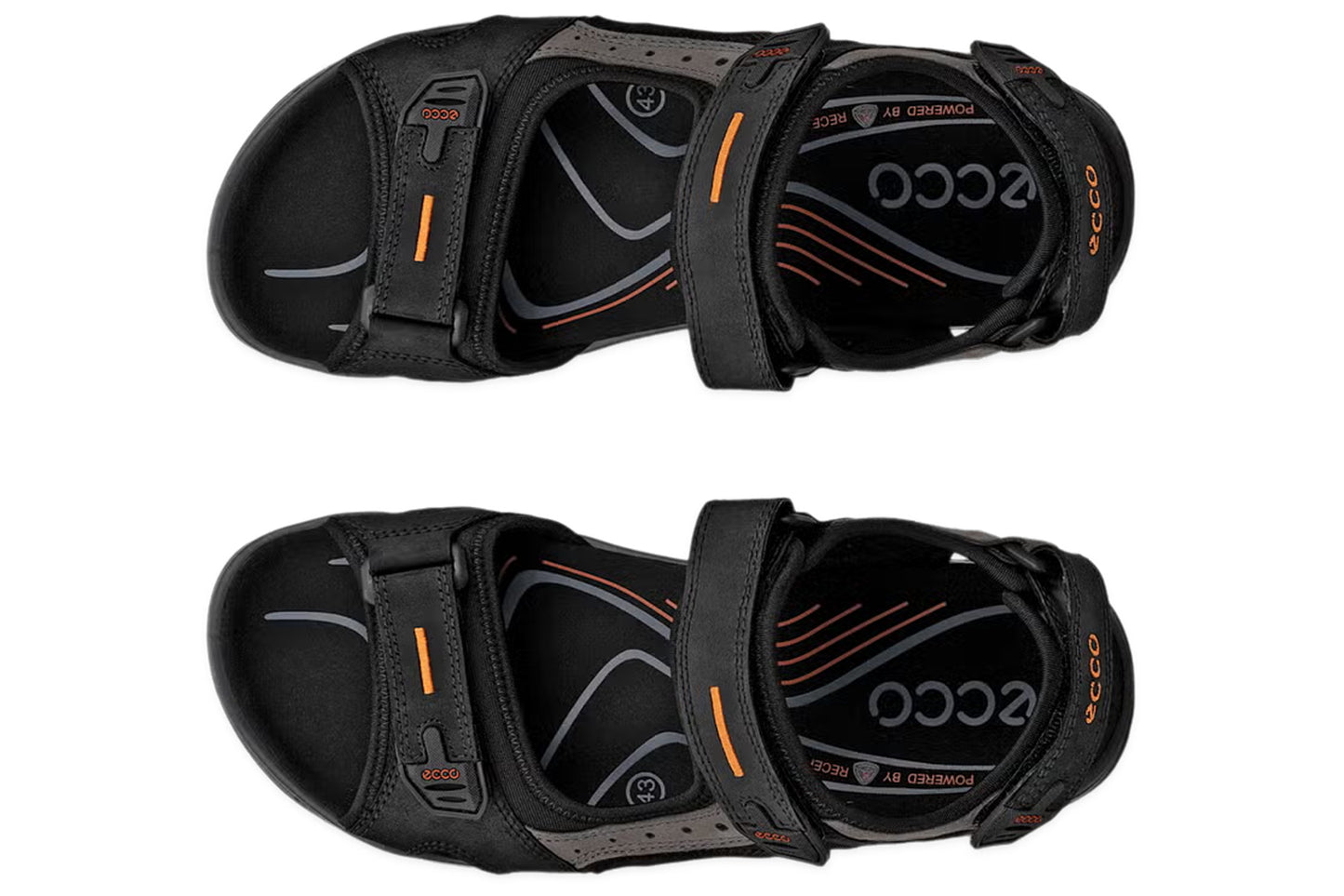 Ecco Offroad 069564 Black/Mole/Black Mens Sandals