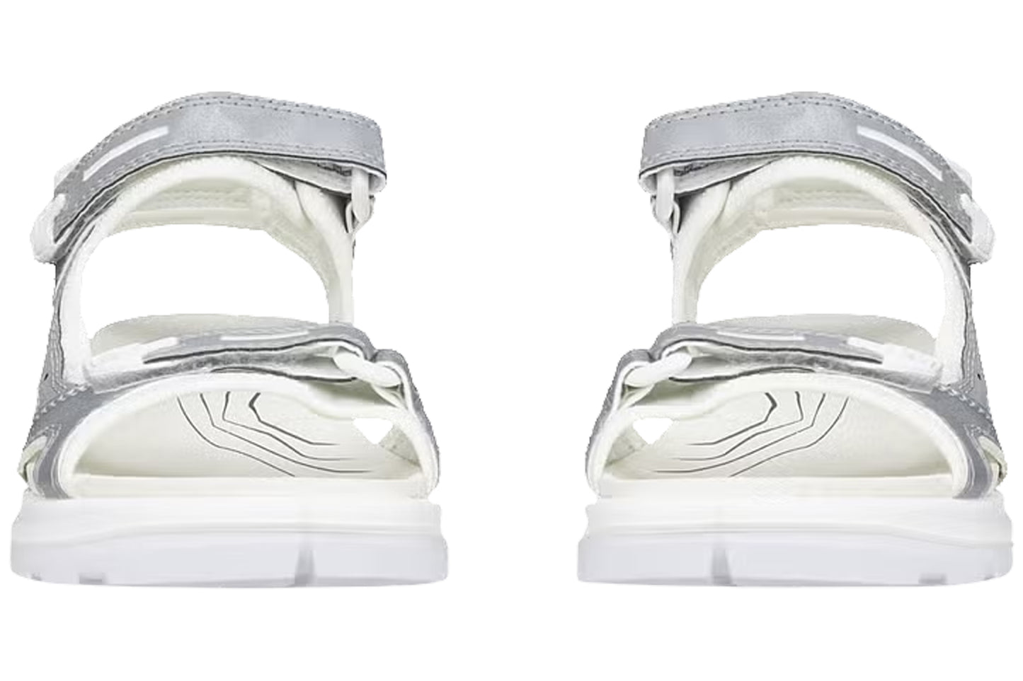 Ecco Offroad 822253 Silver Womens Sandals