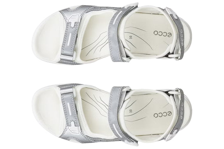 Ecco Offroad 822253 Silver Womens Sandals