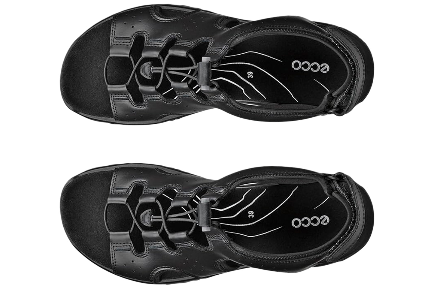 Ecco Offroad Roam W 853313 Black Womens Sandals