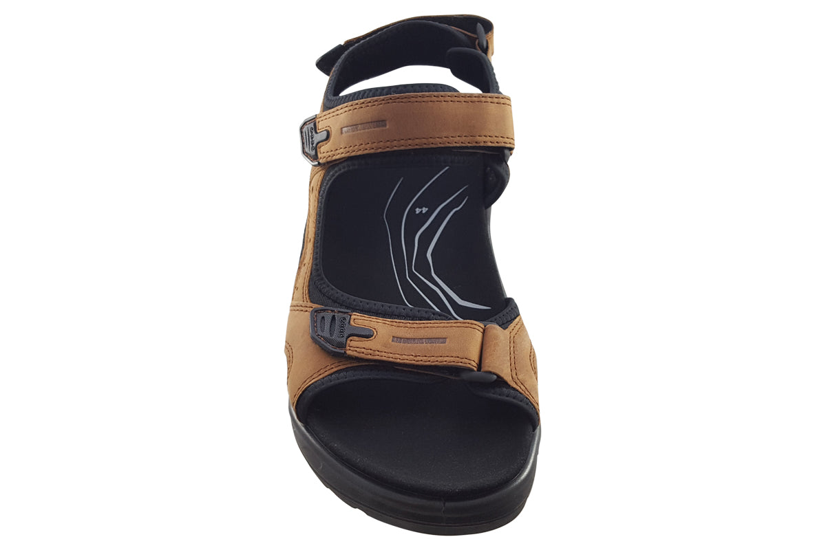ecco offroad yuctan sierra brown mens sandals top