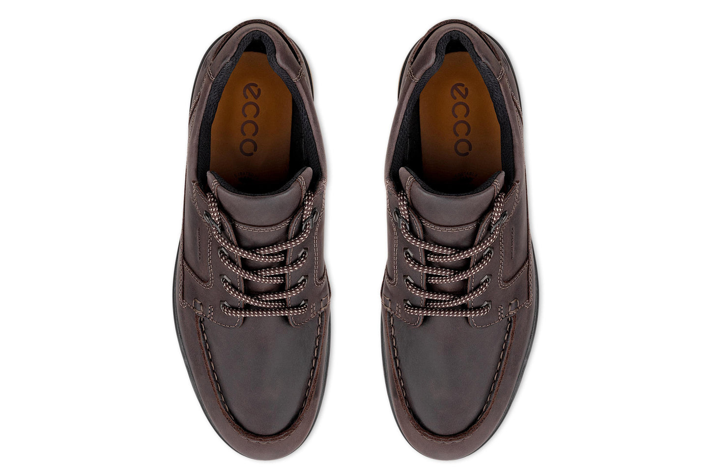 Ecco Rugged Track Moc 838144 Coffee Mens Shoes