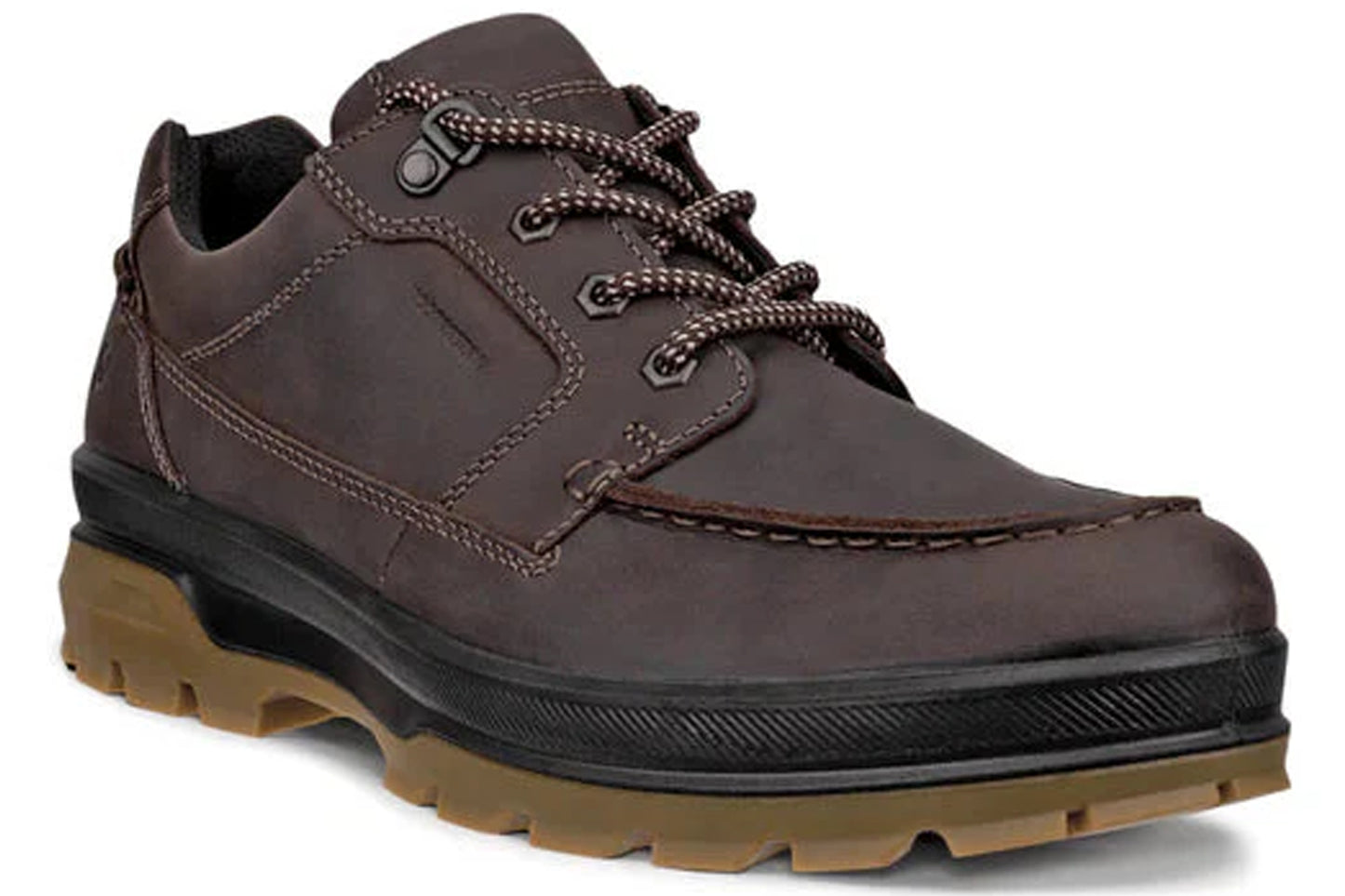 Ecco Rugged Track Moc 838144 Coffee Mens Shoes