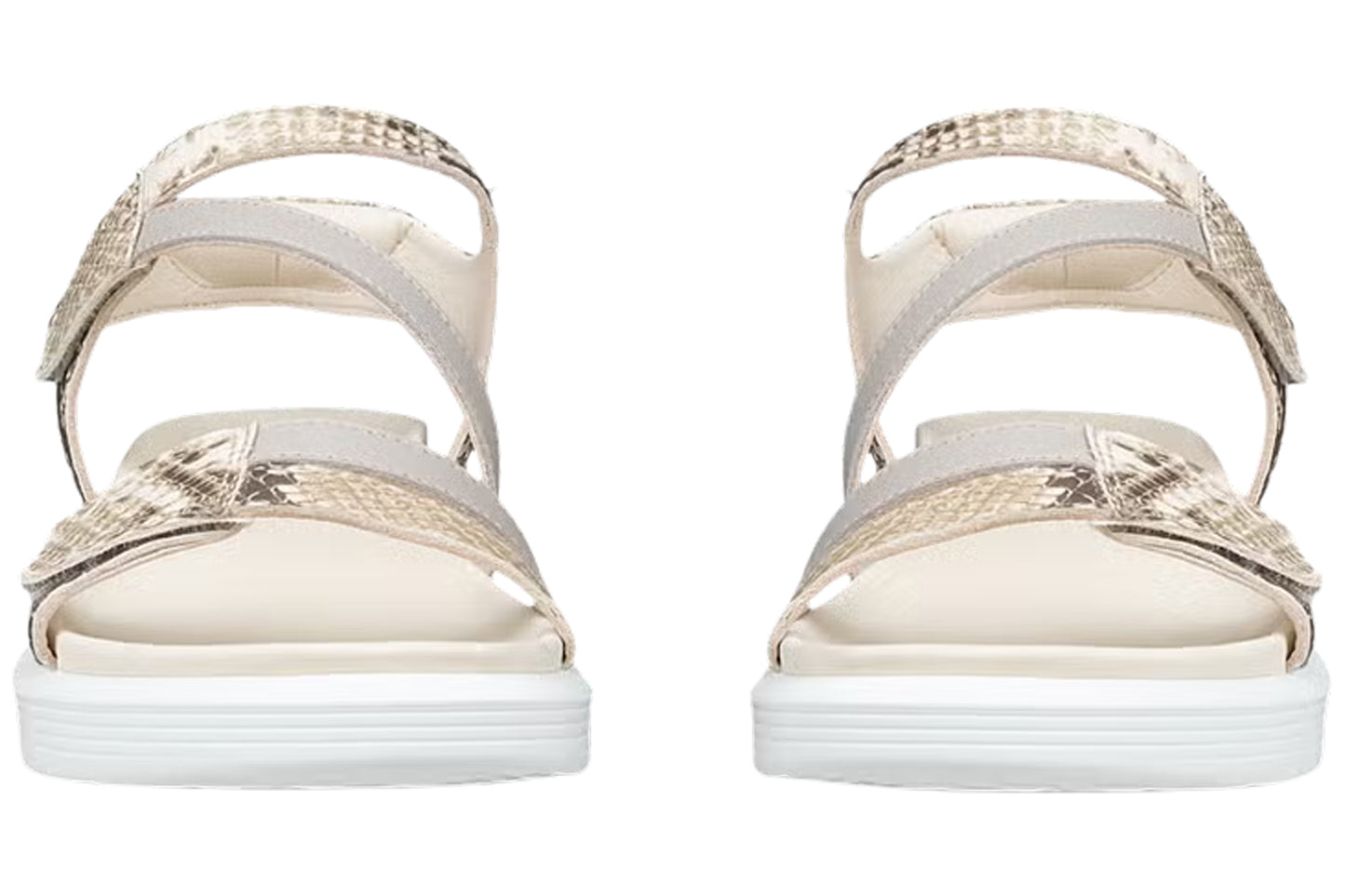 Ecco Soft Sandal W 238803 Pure Cashmere Foil Womens Sandals