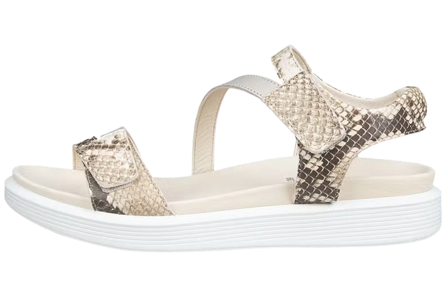 Ecco Soft Sandal W 238803 Pure Cashmere Foil Womens Sandals