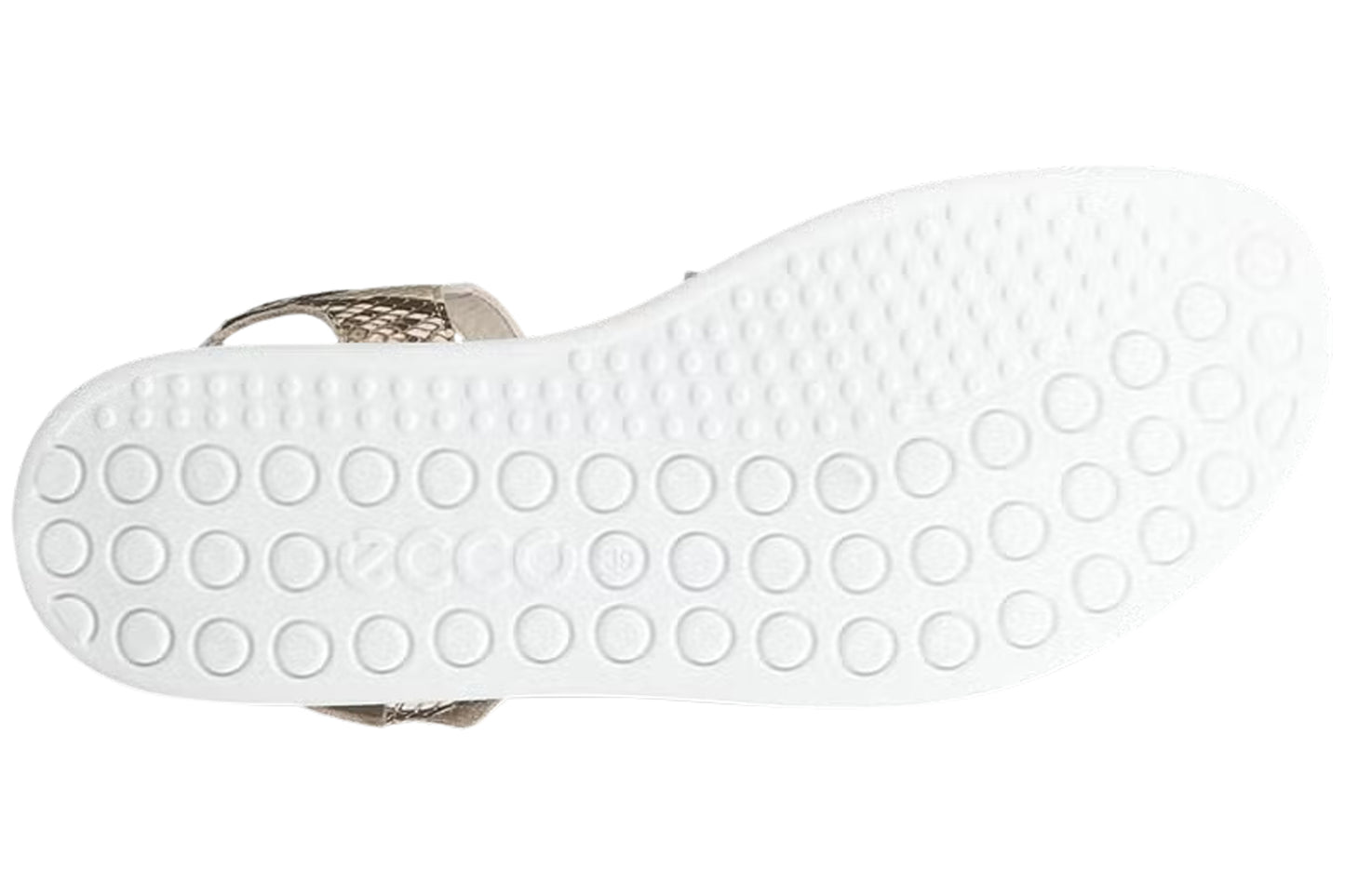 Ecco Soft Sandal W 238803 Pure Cashmere Foil Womens Sandals