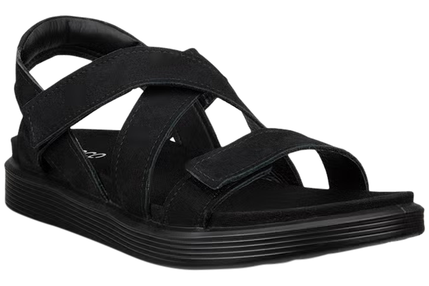 Ecco Soft Sandal W 238813 Black Womens Sandals