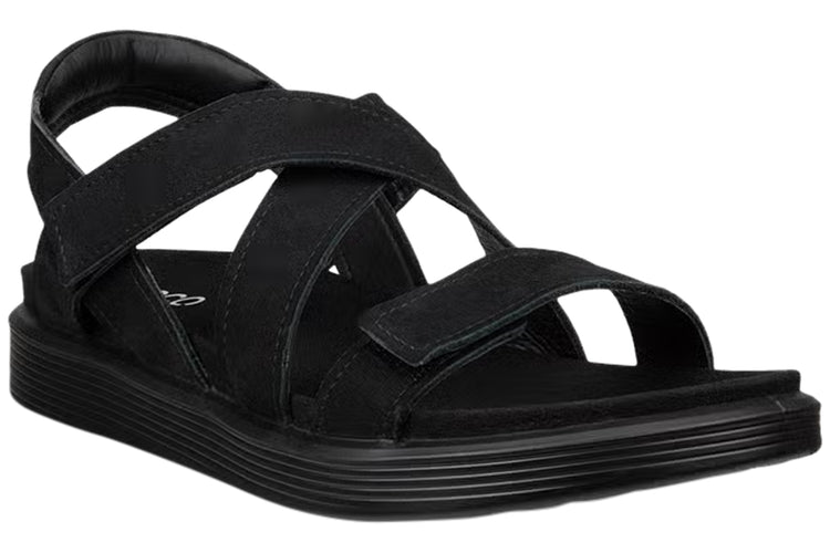 Ecco Soft Sandal W 238813 Black Womens Sandals