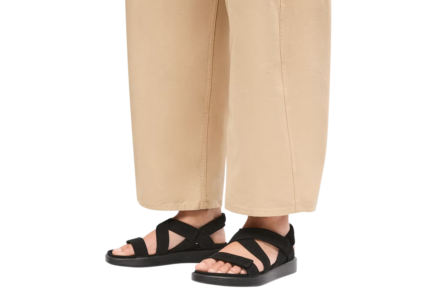 Ecco Soft Sandal W 238813 Black Womens Sandals