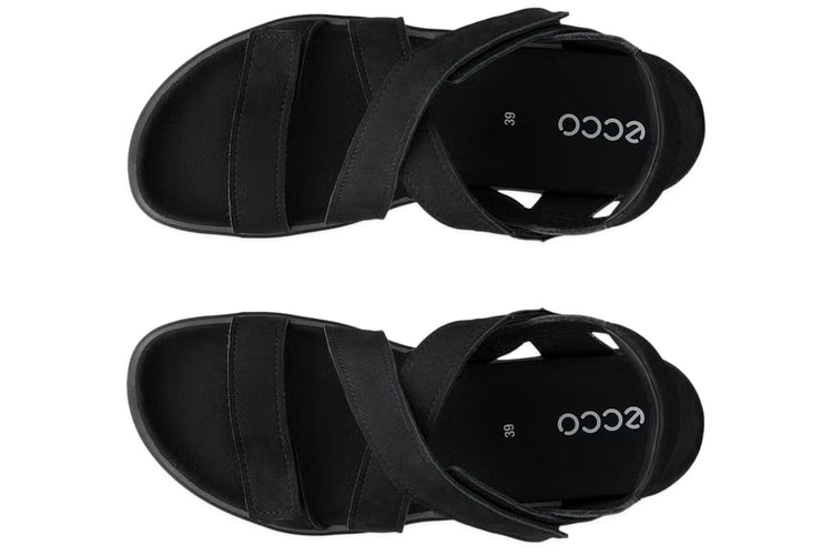 Ecco Soft Sandal W 238813 Black Womens Sandals